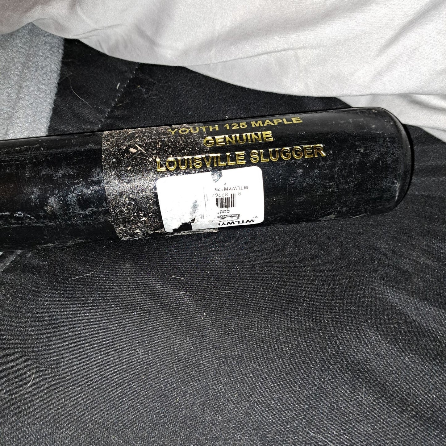 3 x Louisville Slugger Genuine WOOD Mix Black Baseball Bats/ 4 Wilson A1150