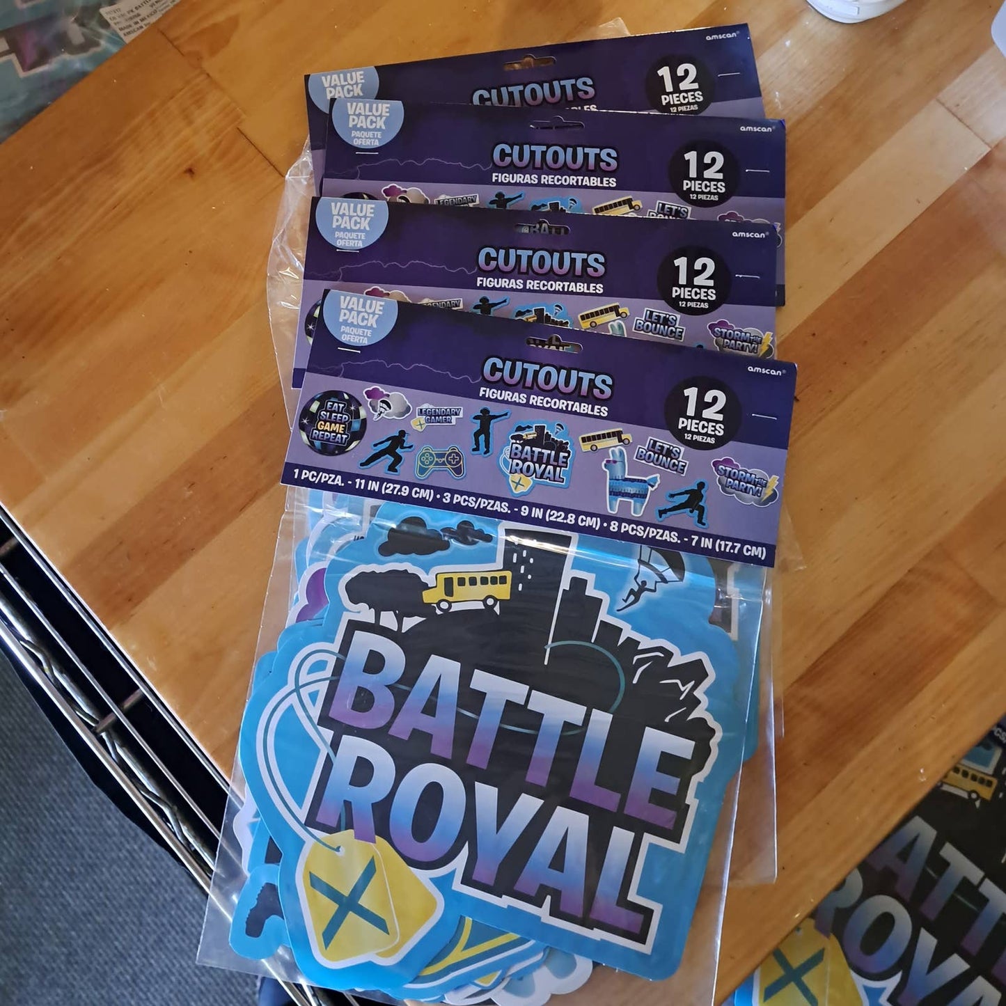 48 GAMERS - Extra Large Battle Royal Gamer Birthday Party Decorations!
