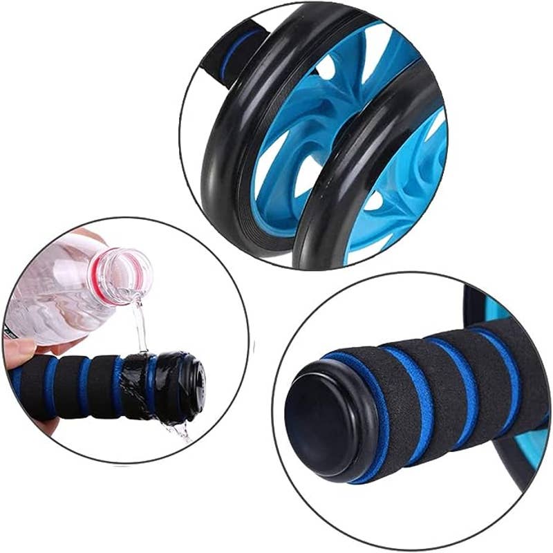 2 Ab Rollers with Knee padding included