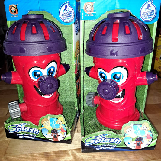 2 SPLASH sprinkler Fun Cool off Hydrant Fun Sprinkler