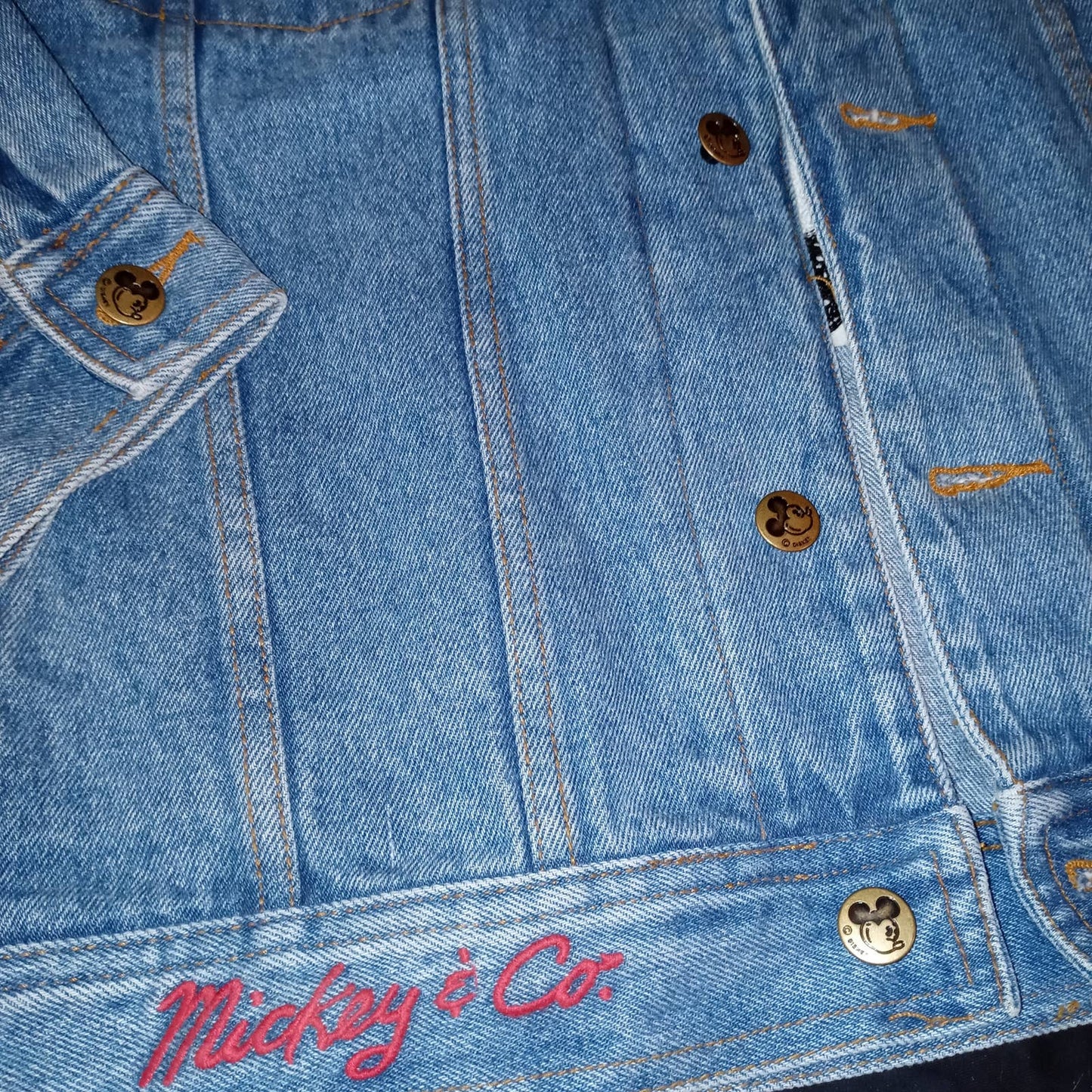 NEW Mickey & Co Large Denim jacket with tags