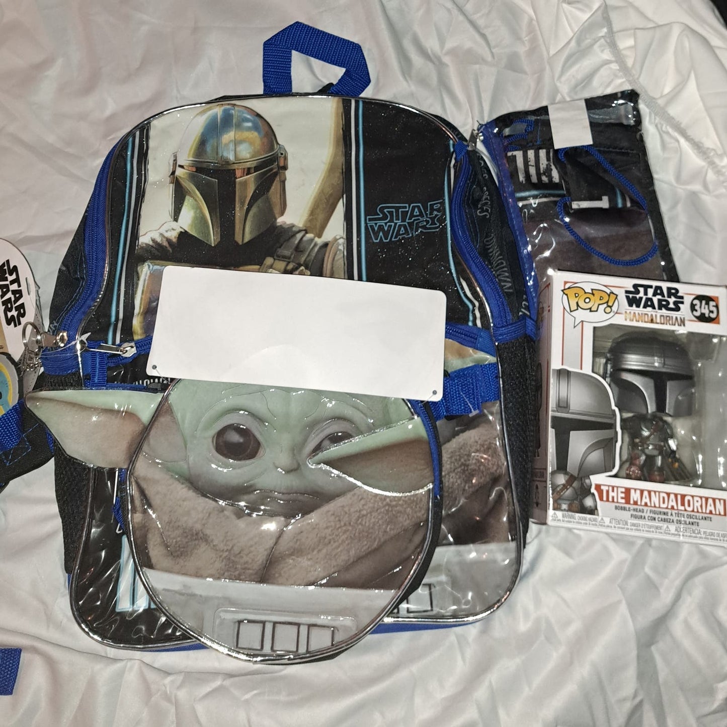 SALE!!! Star Wars Mandalorian Baby Yoda 5 Piece Backpack-Lunch PLUS FUNKO POP
