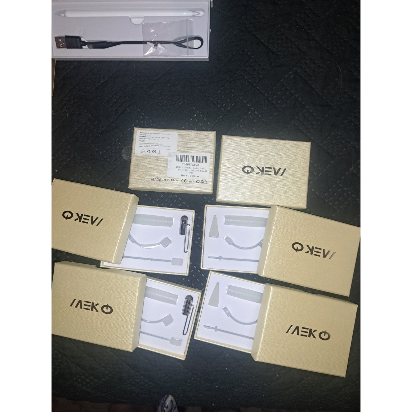 NIB- Lot of 12 Boxes MIKOO iPad Stylus Pens PLUS 4 MEKO Stylus Accessories