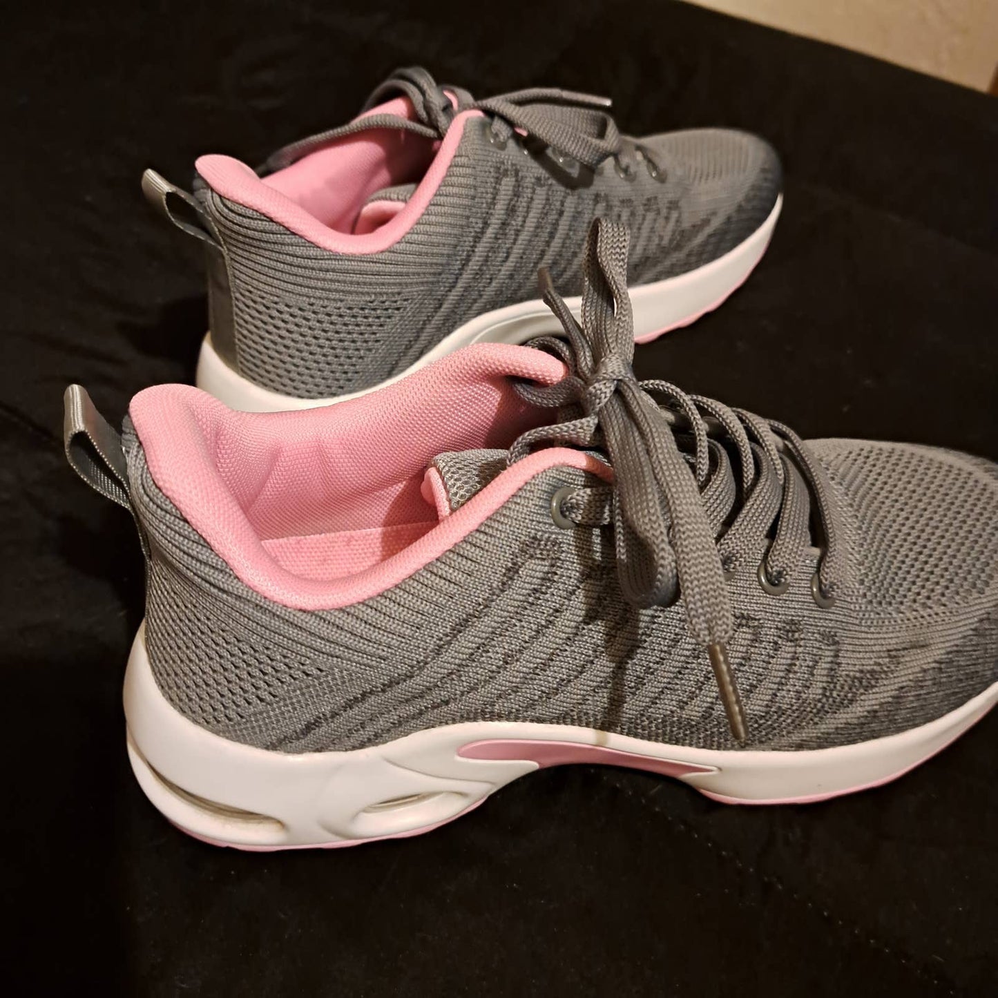 Returned Item - Mishansha Size 7 US/38 EU Pink Gray Trainers