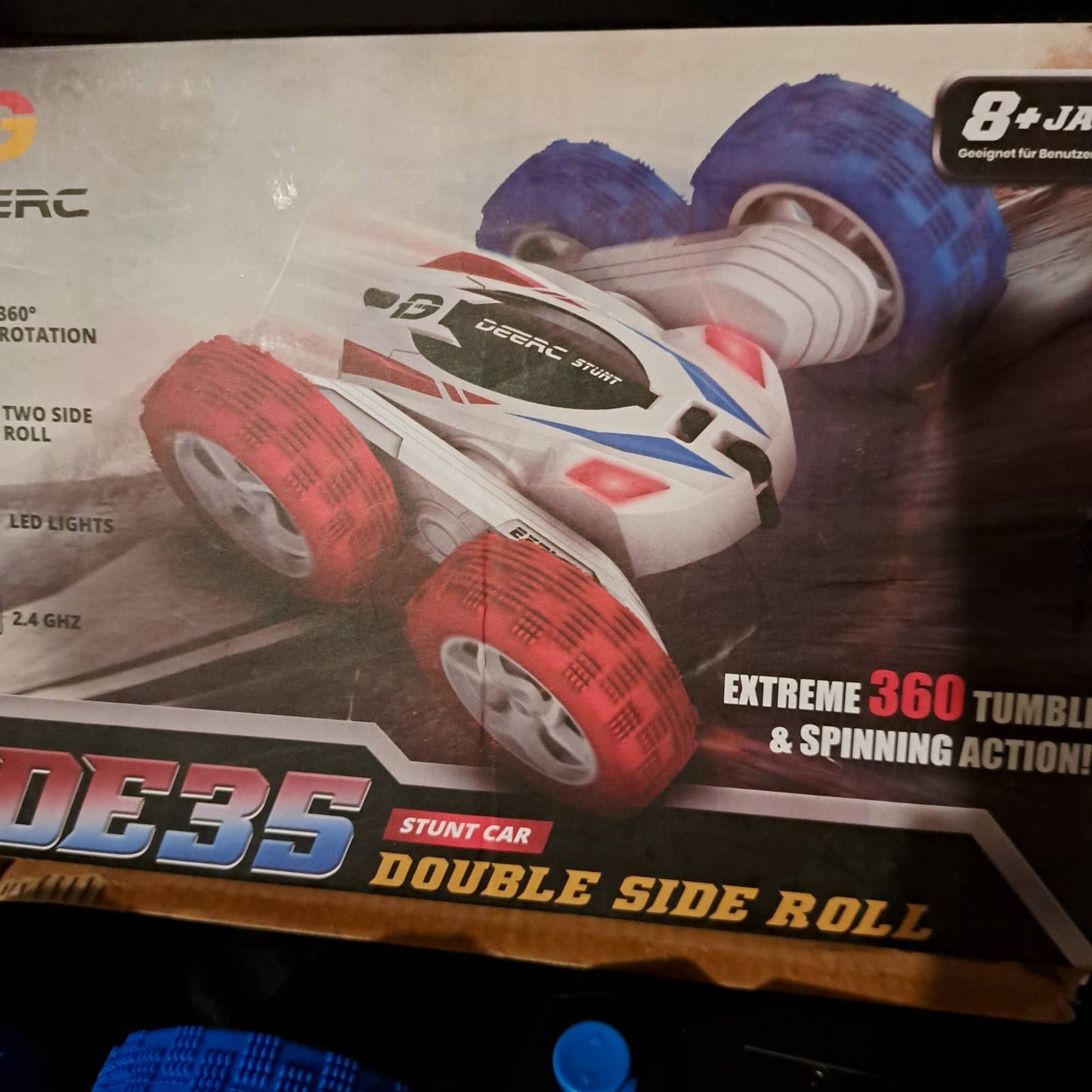 NIB - TWO New STUNT RC CARS - Drive and Flip Style Great gifts