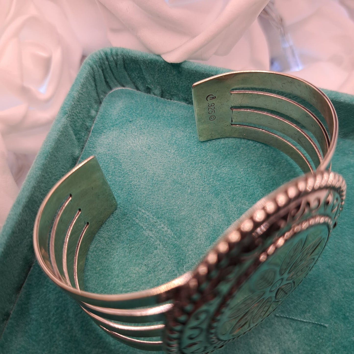 Sincerely Southwest 925 Silver and 14K Gold Cuff Bracelet by Carolyn Pollack
