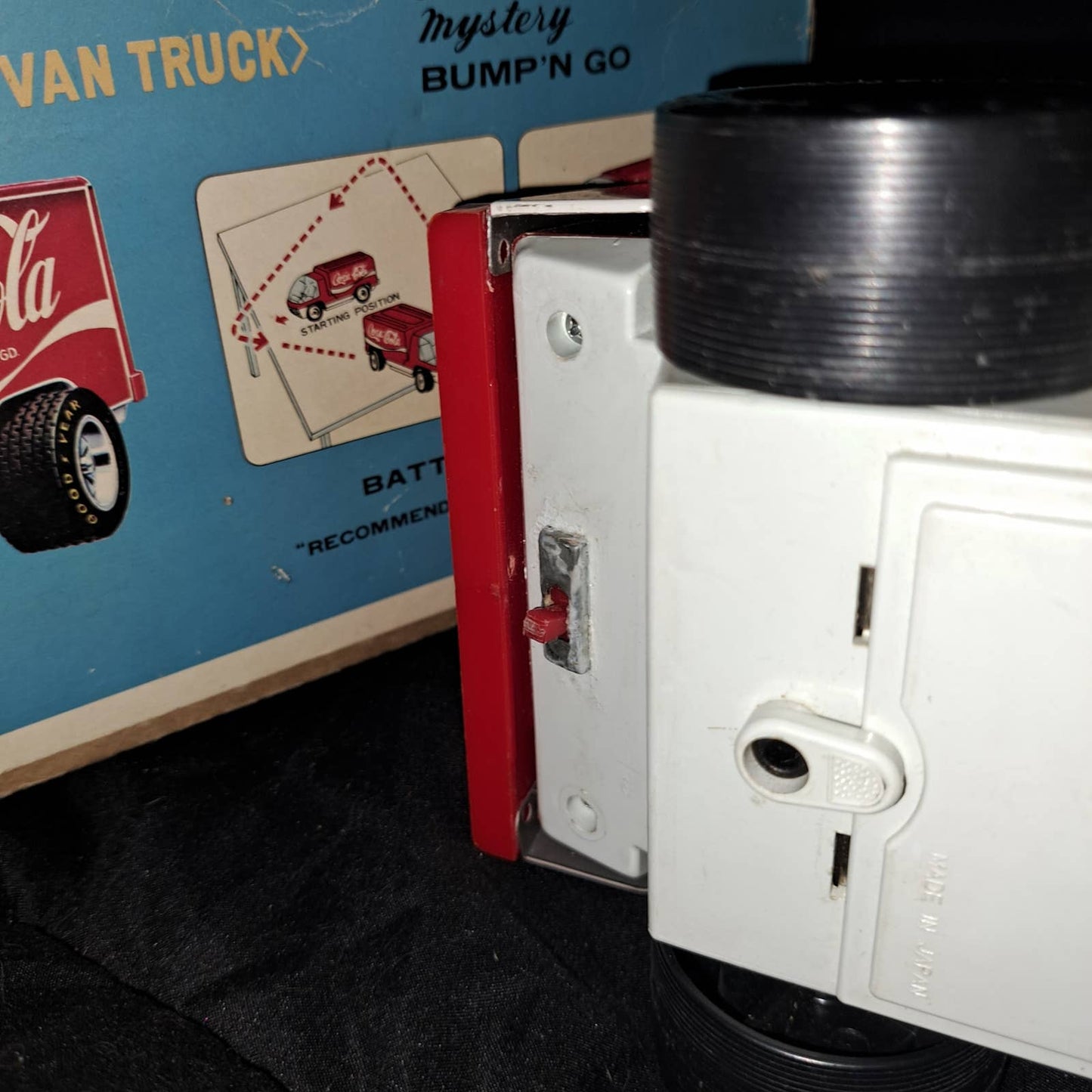 1970 AWESOME VINTAGE Coca-Cola Battery Operated BIG WHEEL Van-Truck