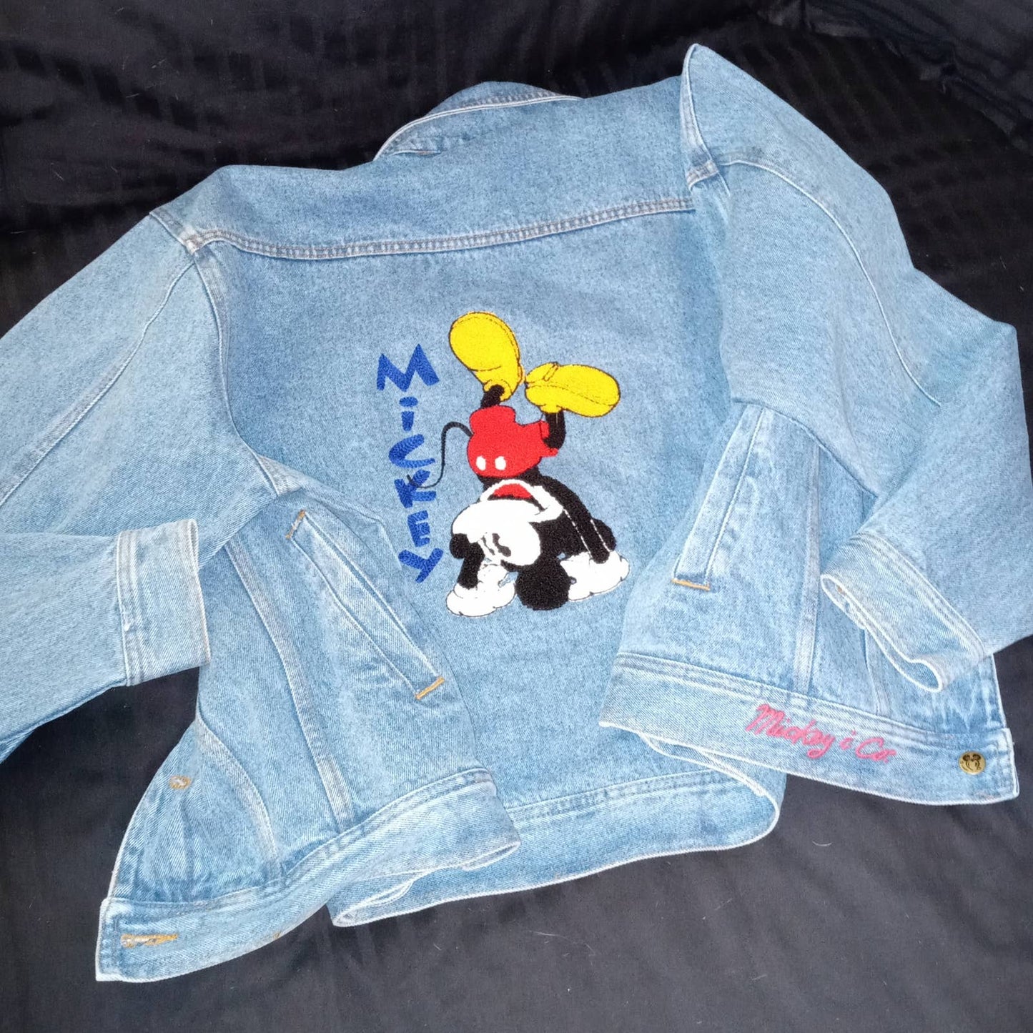 NEW Mickey & Co Large Denim jacket with tags