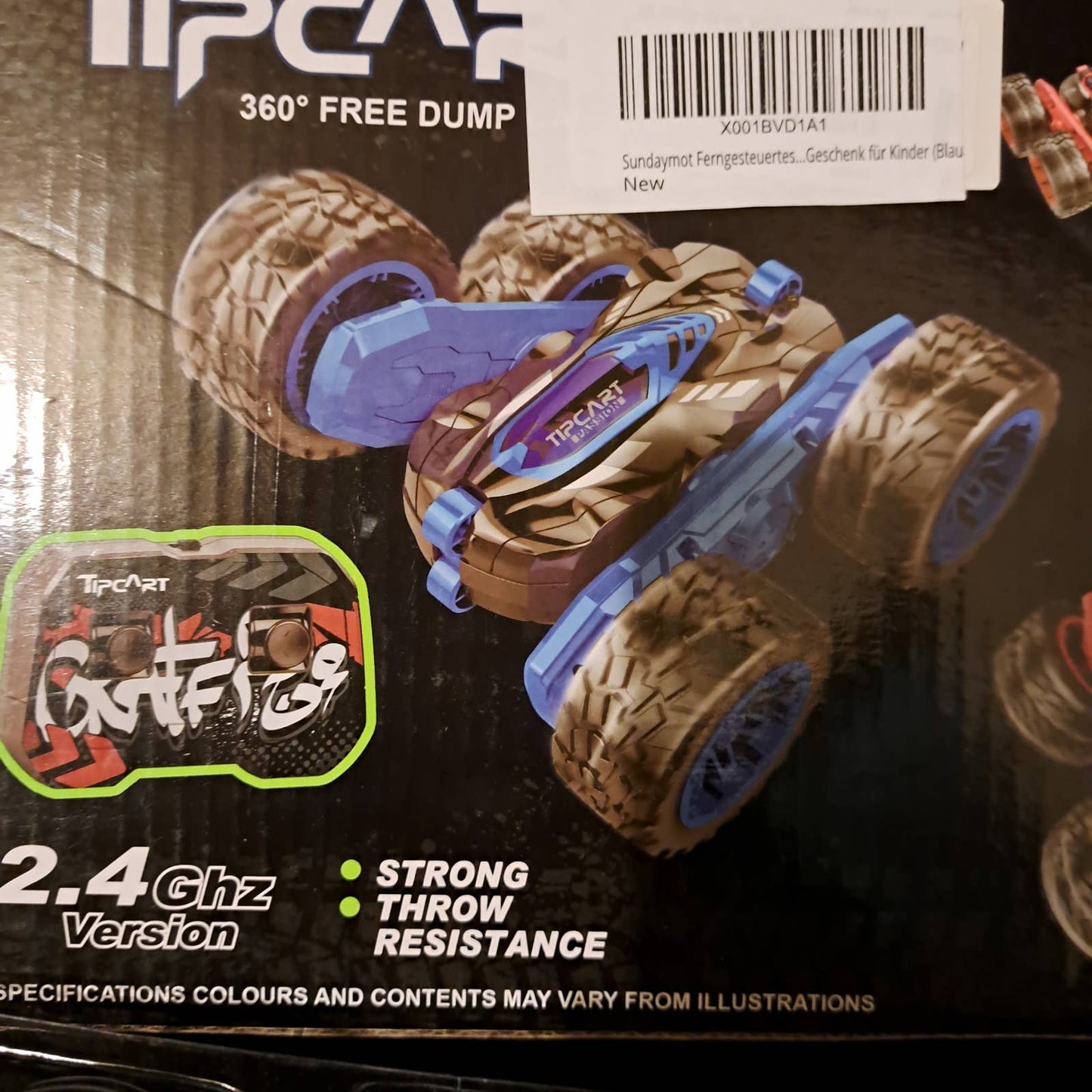 NIB - TWO New STUNT RC CARS - Drive and Flip Style Great gifts