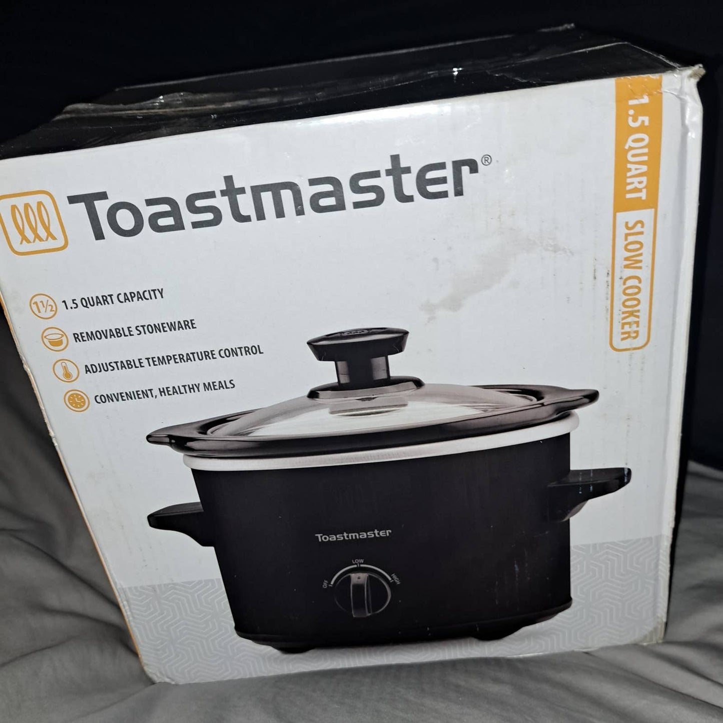NEW - SEALED Toastmaster 1.5 Quart Slow Cooker Cool Touch Handles