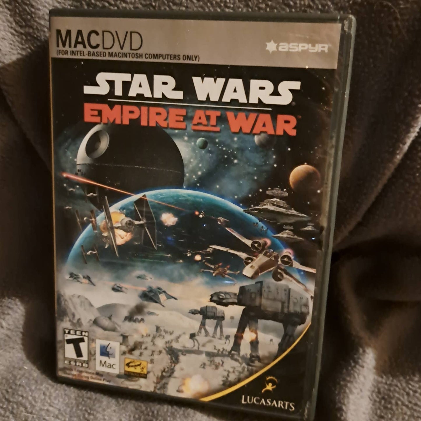 MAC Star Wars Empire at War DVD Rom Mac LucasArts Strategy Video Game