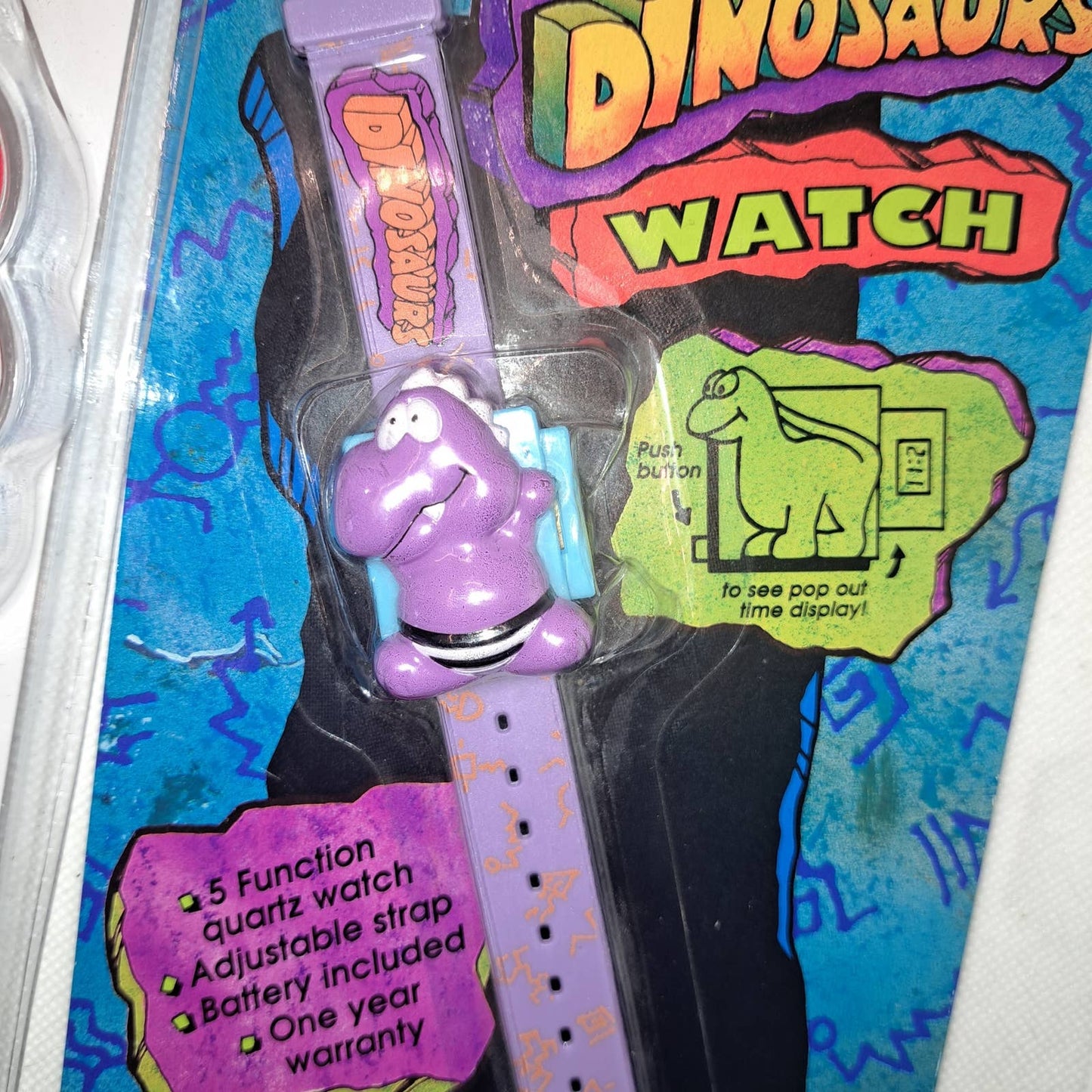 NIB- Disney MINNIE MOUSE 10 pictures Kids Watch & Dinosaurs Quartz Watch