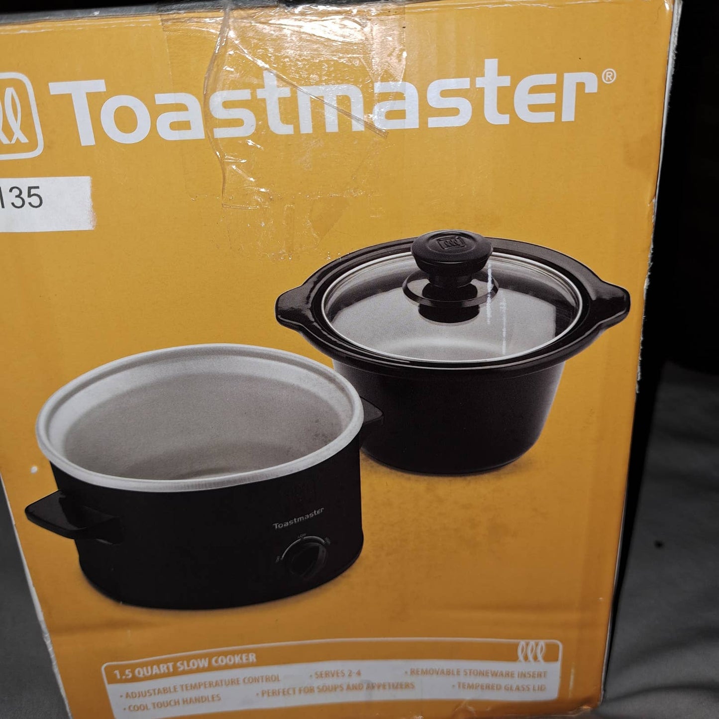 NEW - SEALED Toastmaster 1.5 Quart Slow Cooker Cool Touch Handles