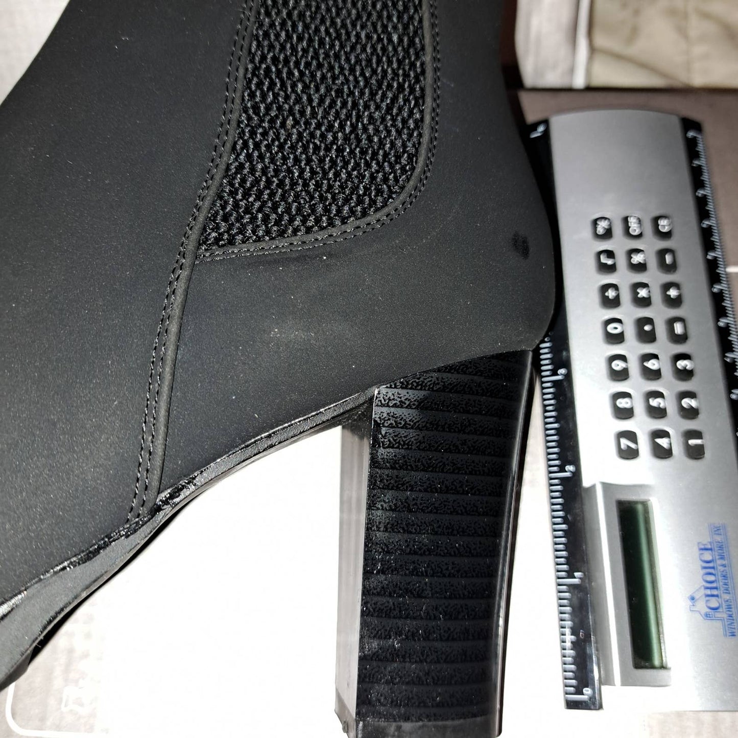JUMEX Black Chelsea Boots - EU 37 / US 6.5 Rich Black 3 inch heel