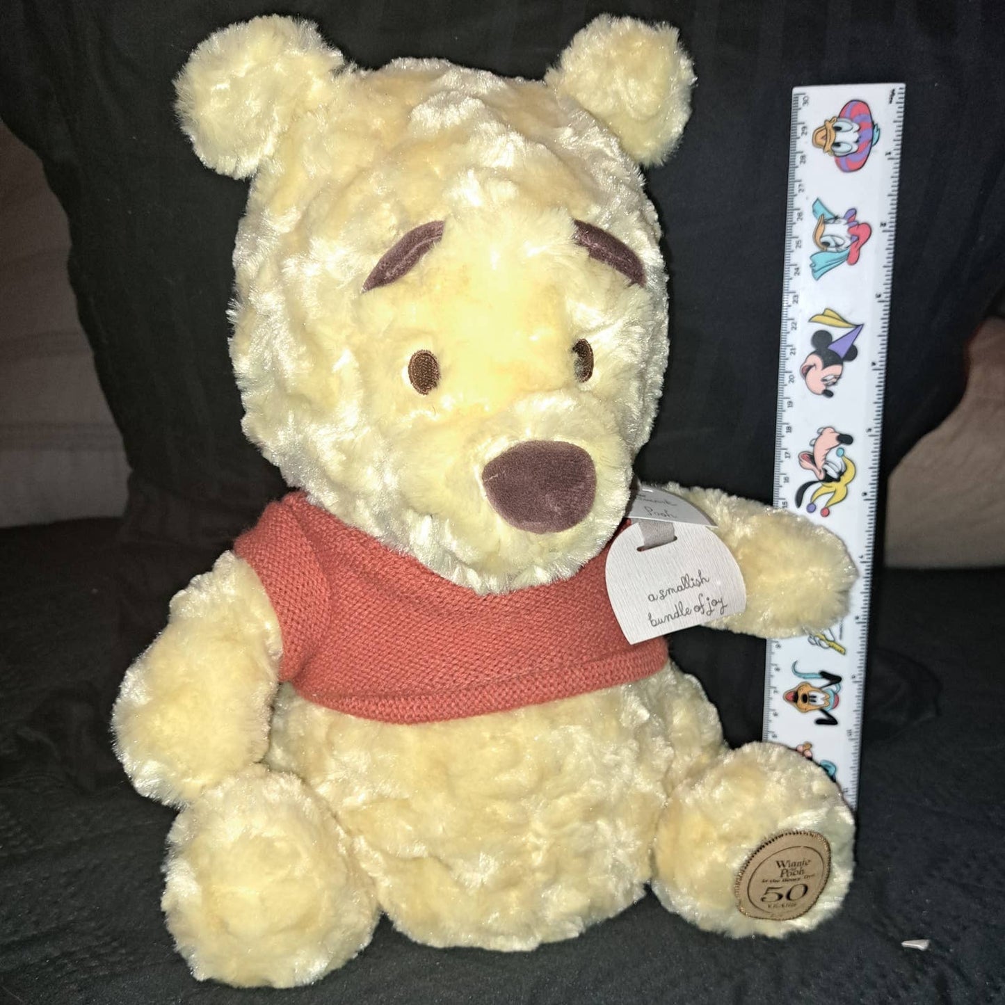 NWT- Vintage Winnie The Pooh 50th Year Anniversary 1-Ft Stuffed Bear