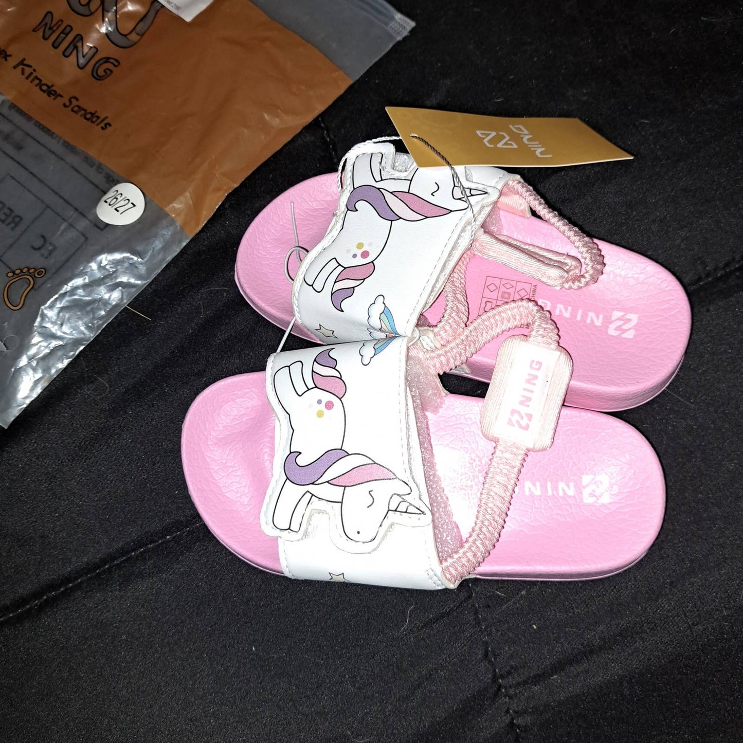Slide Kids Sandals Non-slip Summer sandals 5 UK-11.5 UK Child Pink