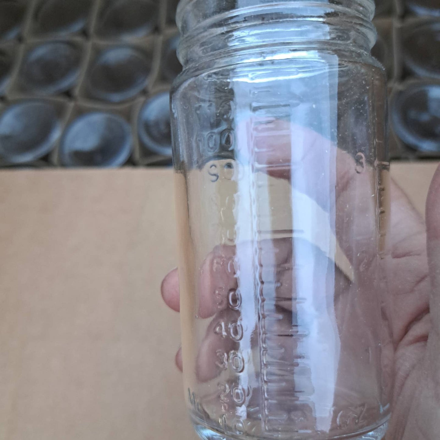 12-138 QORPAK Beaker Bottle: 4 oz Labware Capacity Pulp/Vinyl 12 PK