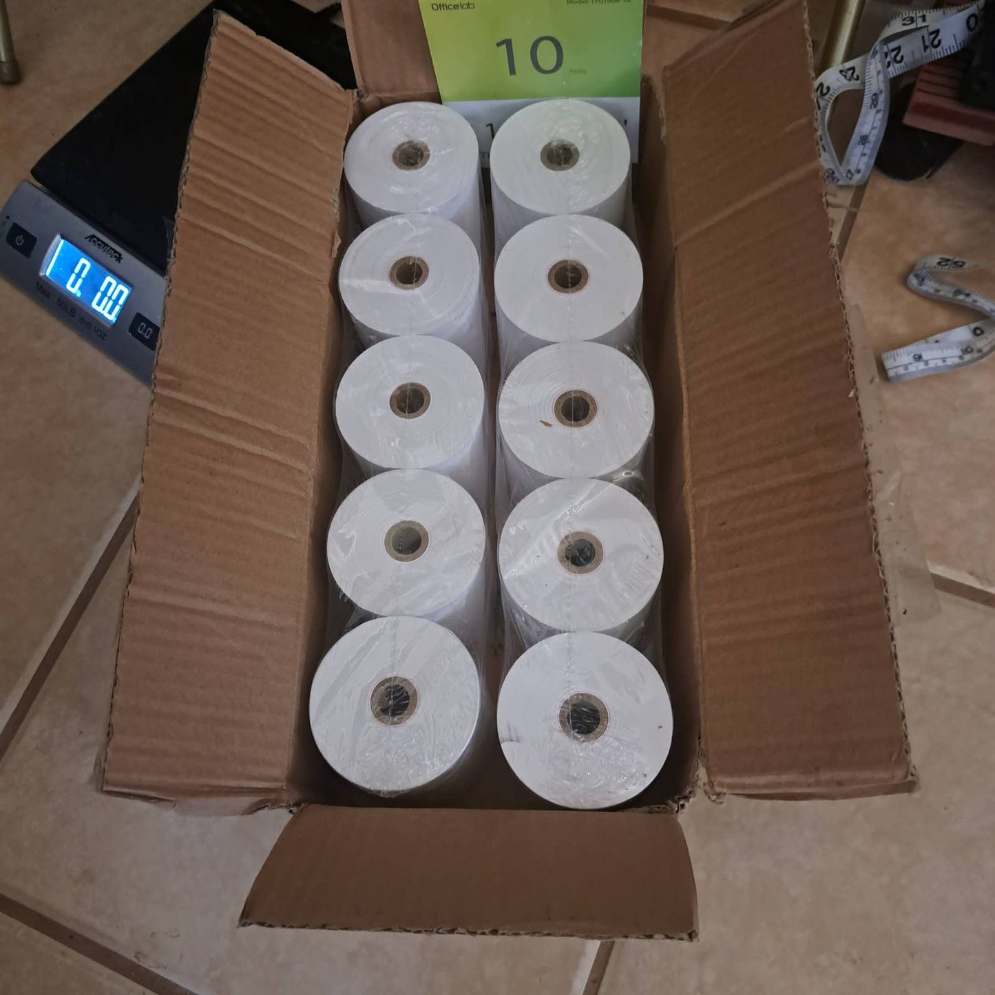10 Rolls Thermal POS Paper 3 1/8 In x 230 ft - NEW