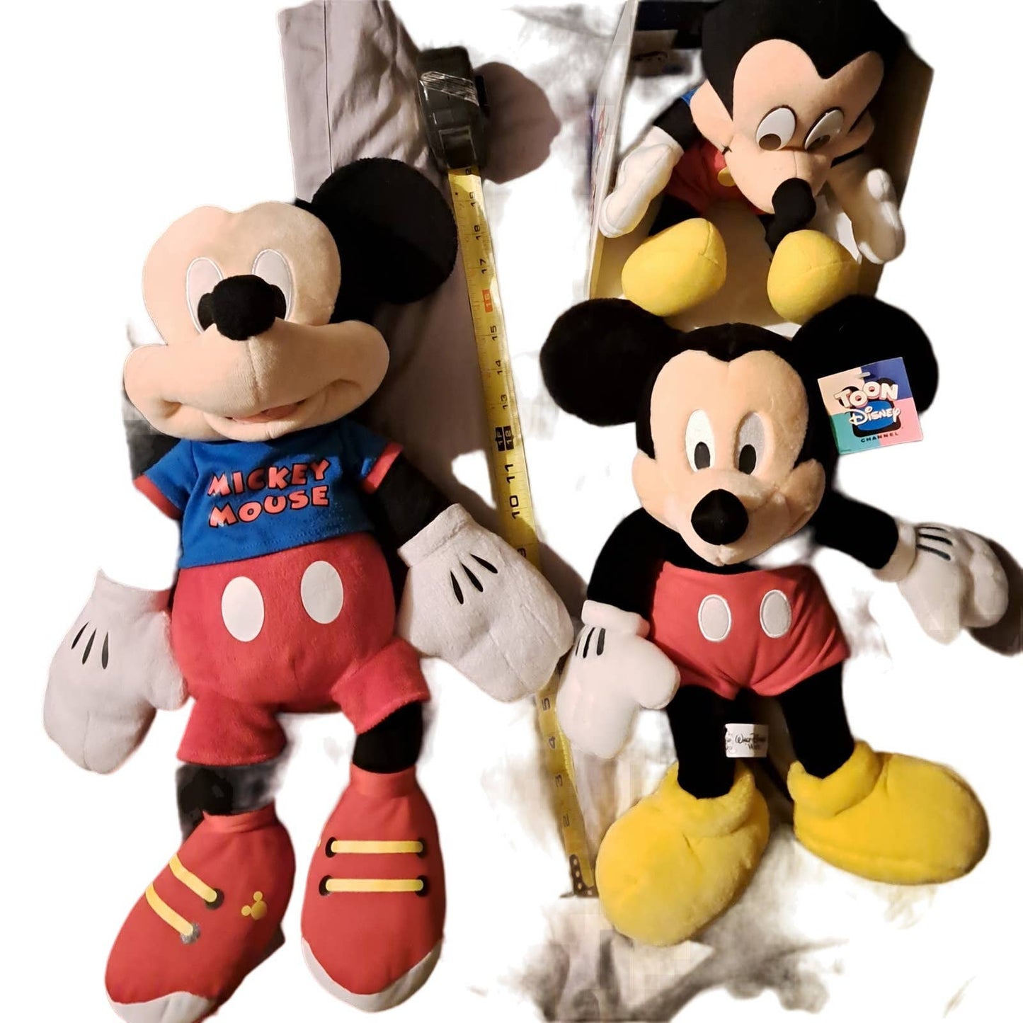 SALE! 3 NEW - Mickey Mouse 19 inch -16 inch -14 inch FABULOUS MICKEY
