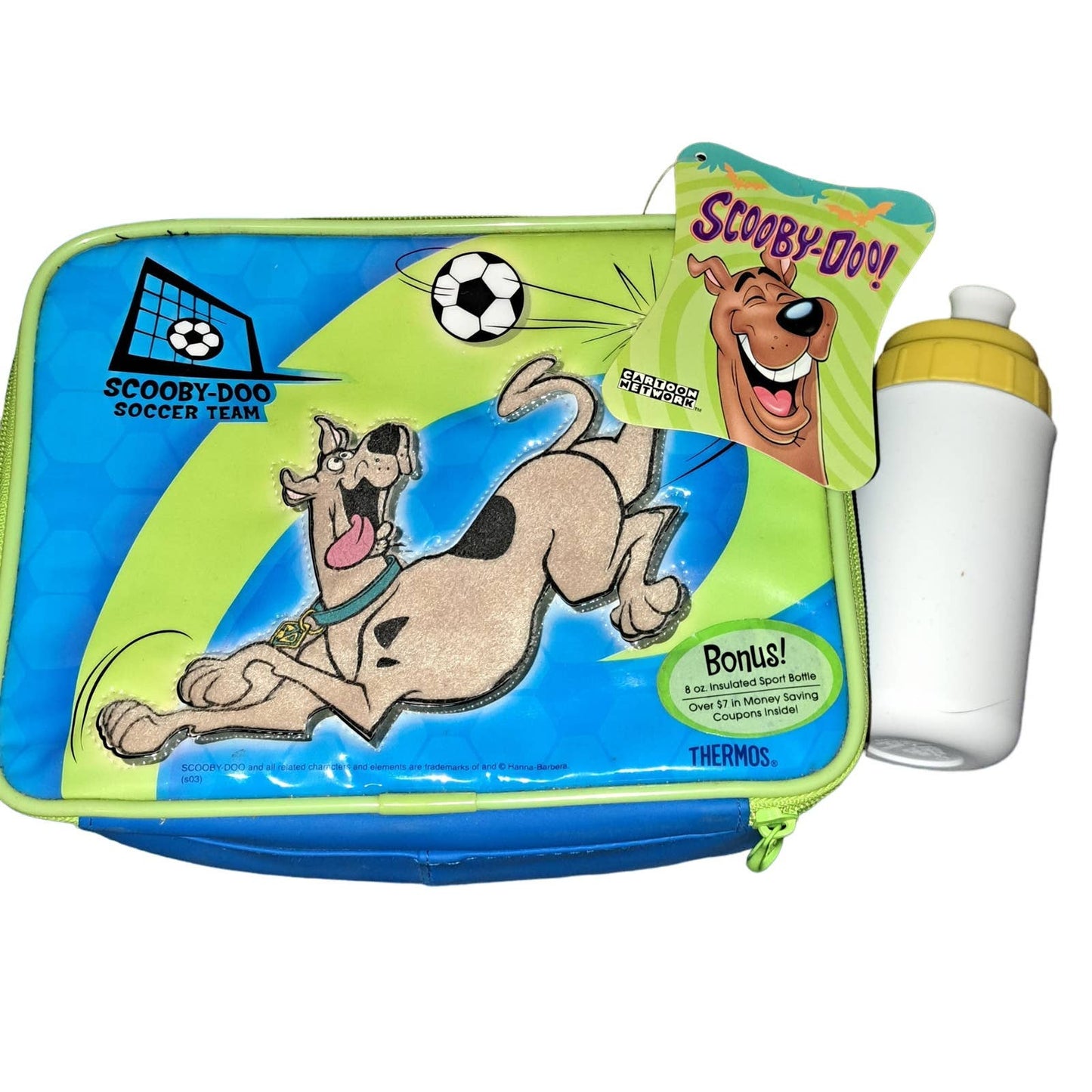 Brand New Scooby-Doo Soccer Team Thermos Lunchbox-Thermos