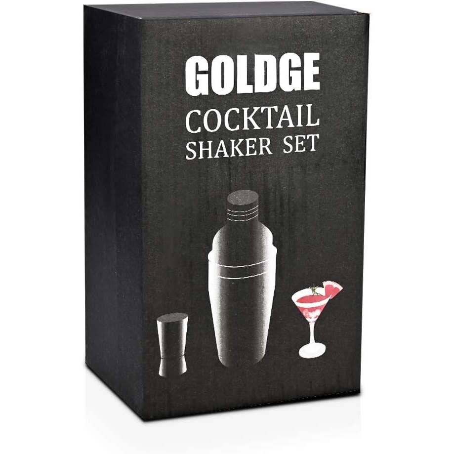 NIB - 9 PC Cocktail Stainless Elegant Shaker set