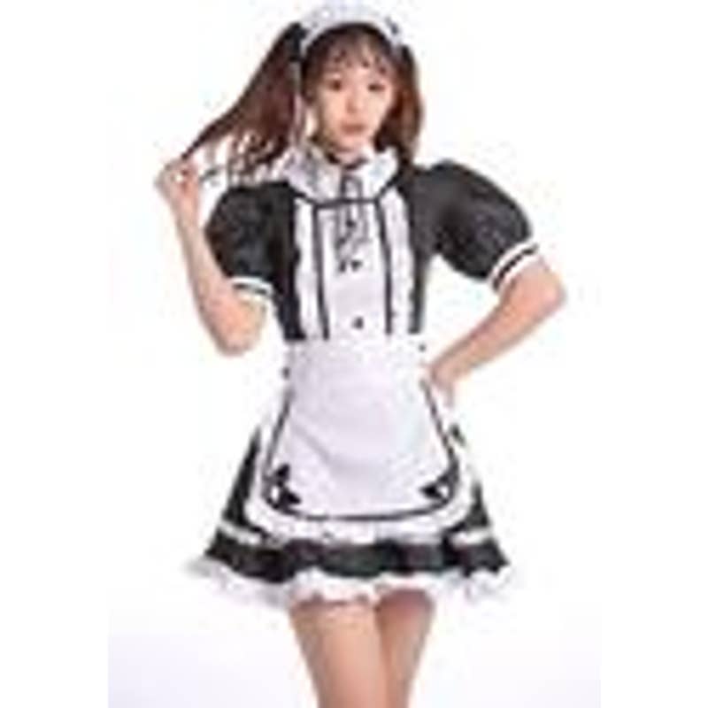 Halloween SALE! -2 Piece French Maid Costume Dress & Apron Small