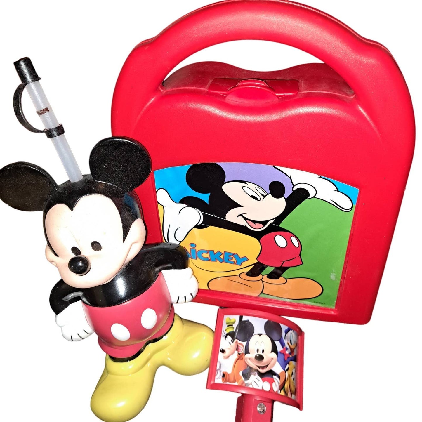ADORABLE Mickey Plastic Lunchbox & Water bottle PLUS Nightlight
