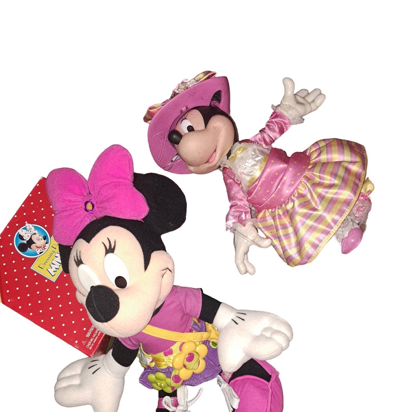 NIB-MINNIE MOUSE 3 Collectable Dolls! Very Victorian-Pretty Minnie-Dressed Up