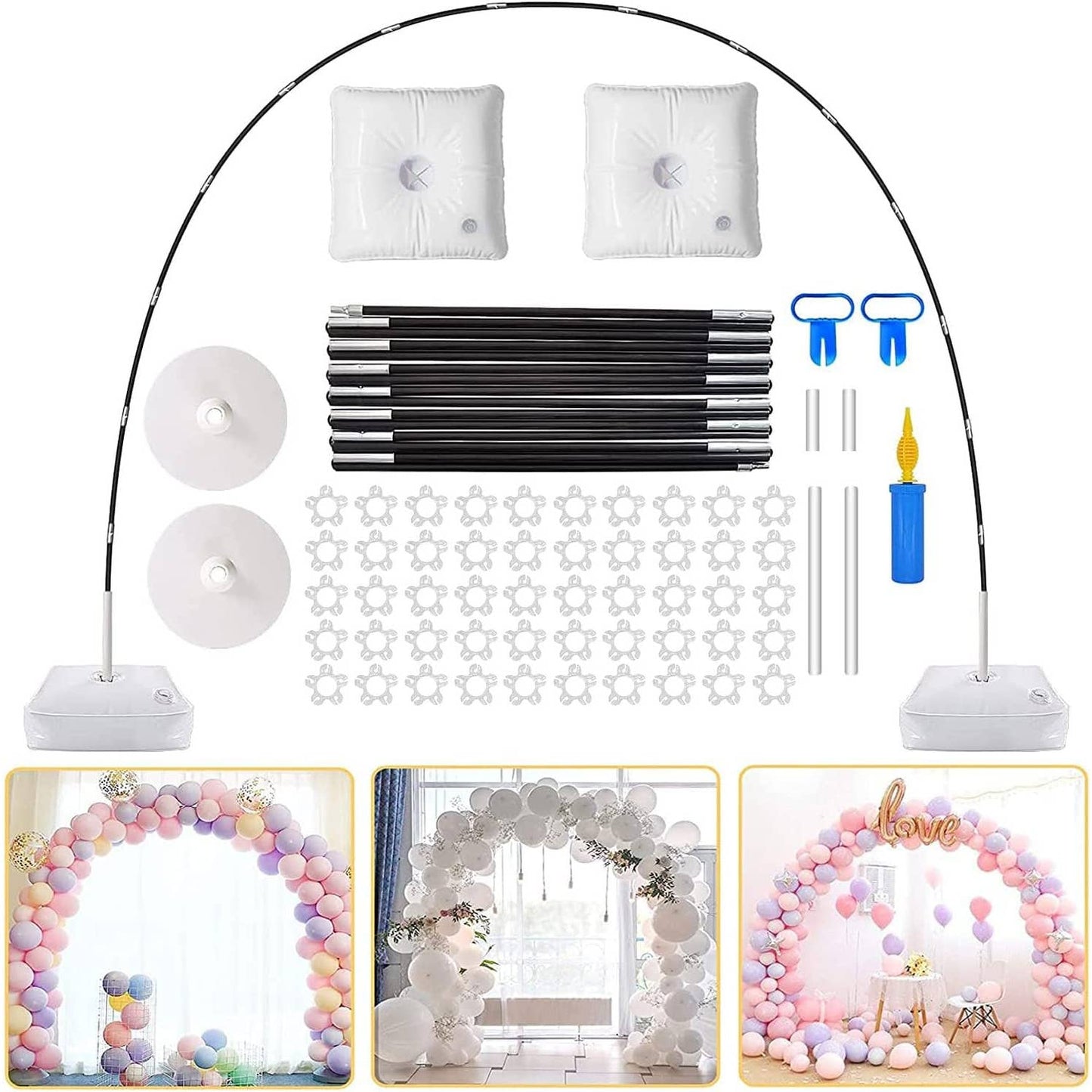Portable Balloon Party archway Kit