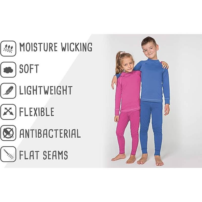 NWT-UNISEX Kids meteor thermal underwear gray - sweats