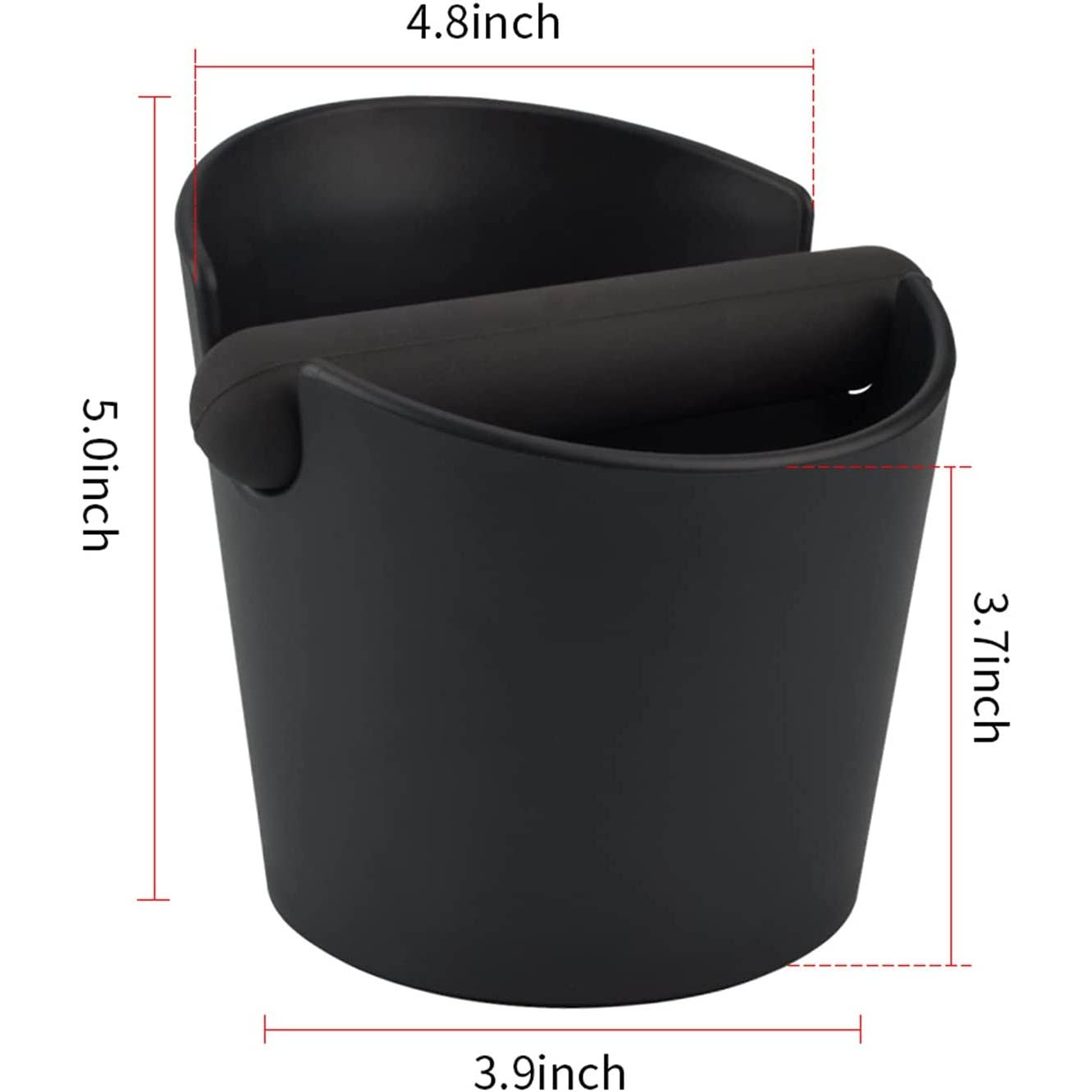 BARISTA Legends Coffee Knock Box 4.8 Inch With Removable Knock Bar