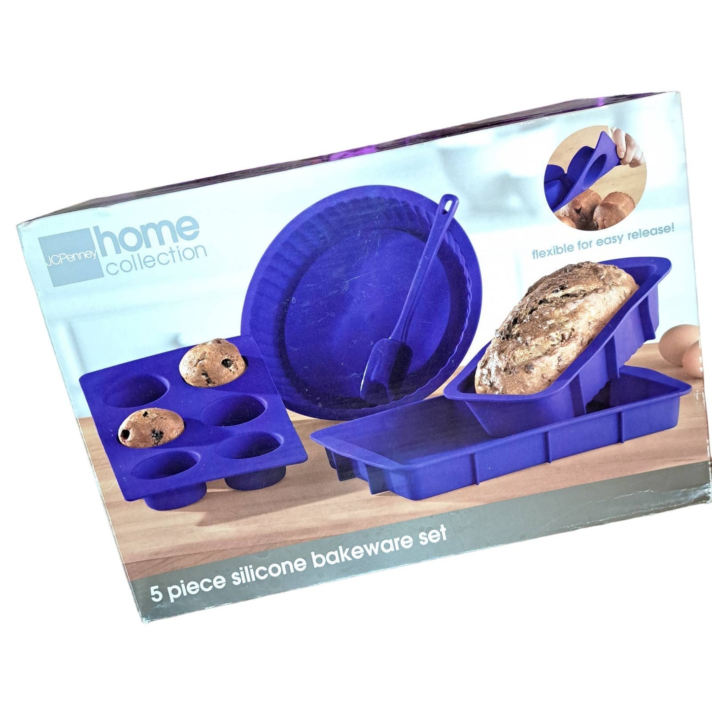 Brand New 5 Piece Silicone Bakeware Set