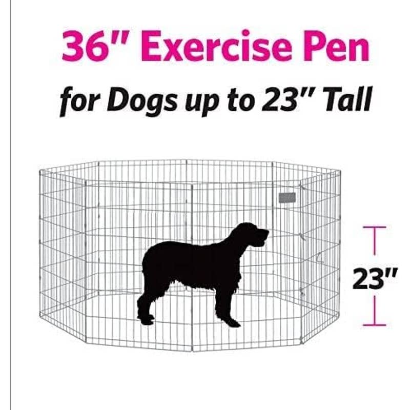 NIB- Midwest Gold Exercise pen 36" 8 Panels- H36 inch - W24 inches
