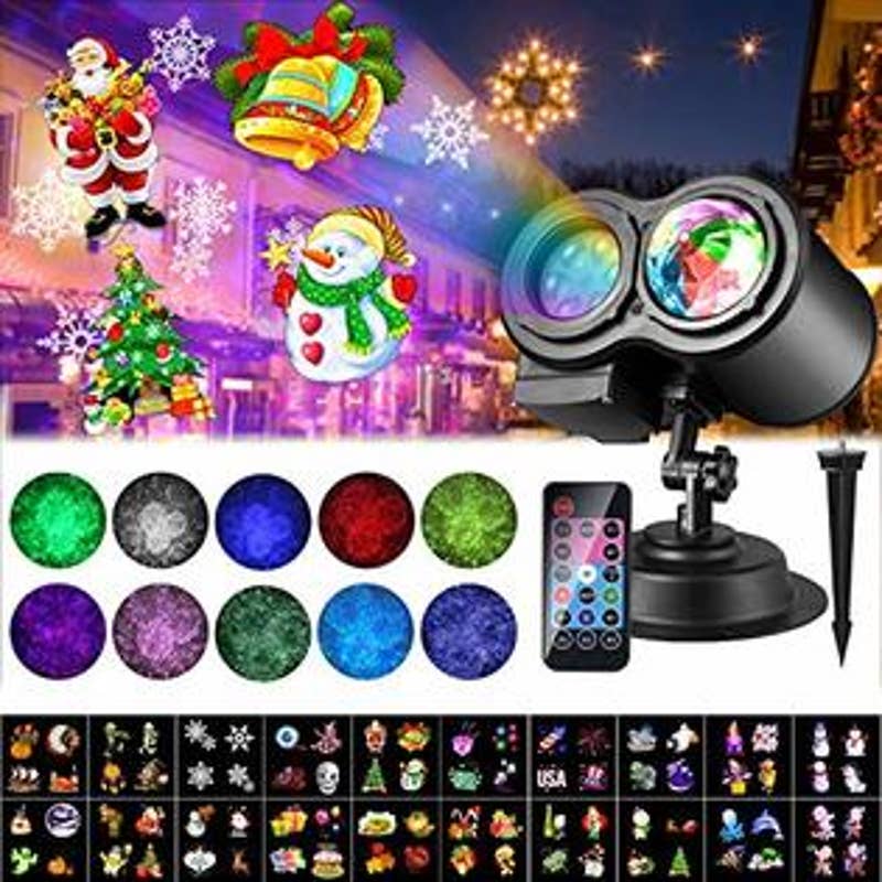 All HOLIDAYS LED Projector Lights, 20 Choices LED Waterproof With REMOTE
