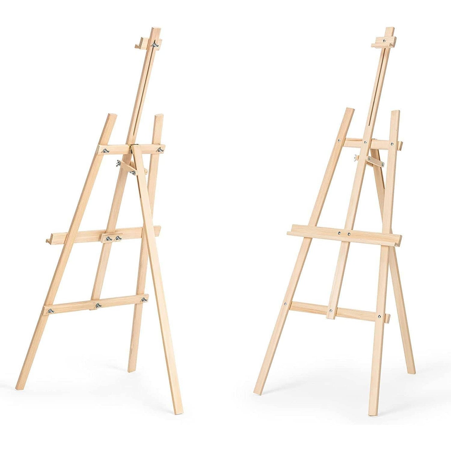 Dezozo Wooden Easel for Canvas or signage 43.3 inches tall