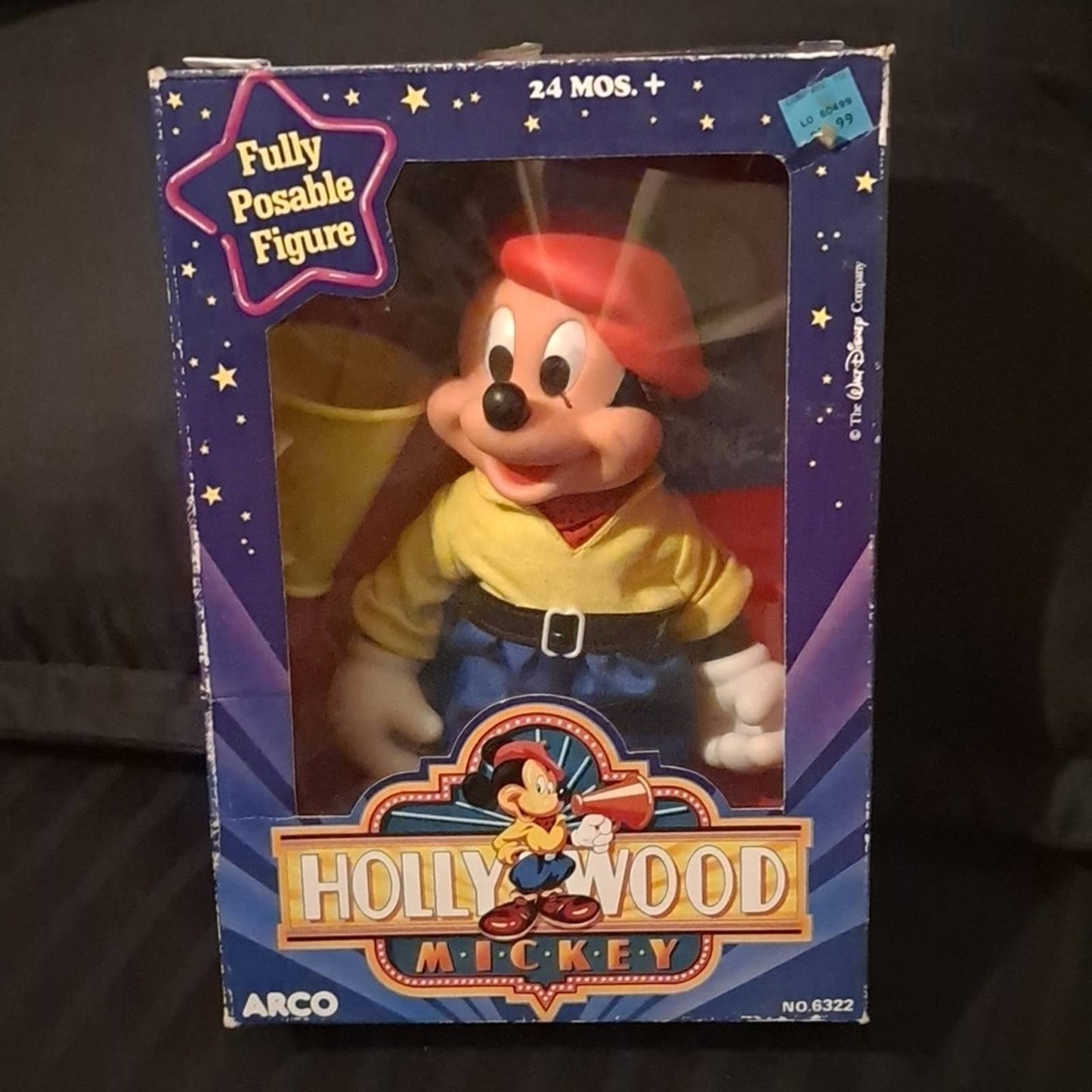 Hollywood Mickey Mouse Fully Posable Figurine in box